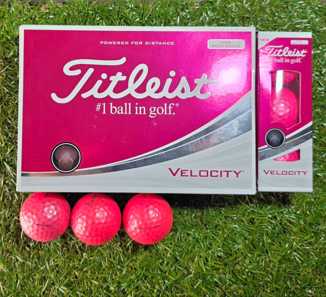 Titleist　VELOCITY 希少 ピンク　18球【15球未使用】