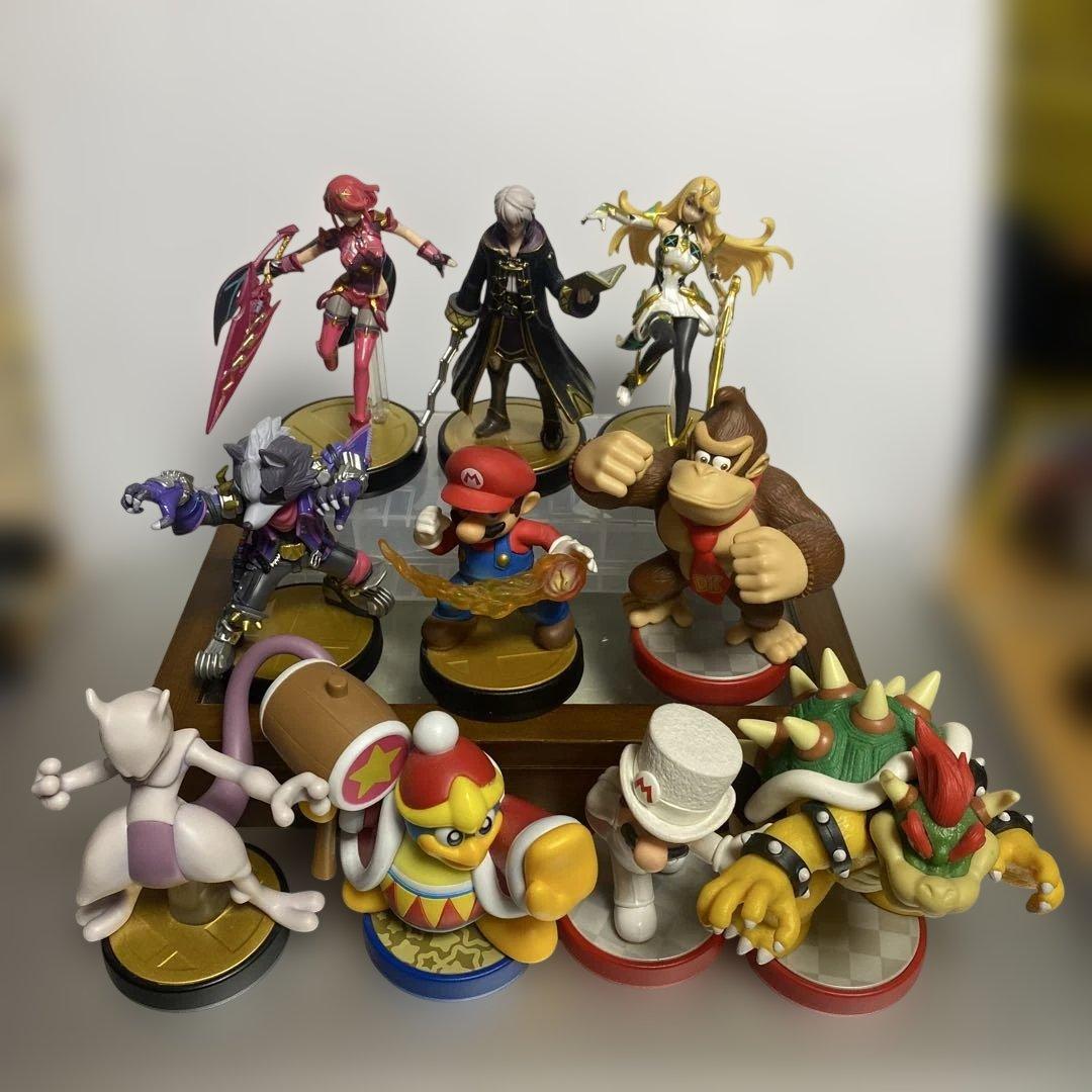 ゲームキャラクター Amiiboフィギュア10個セット