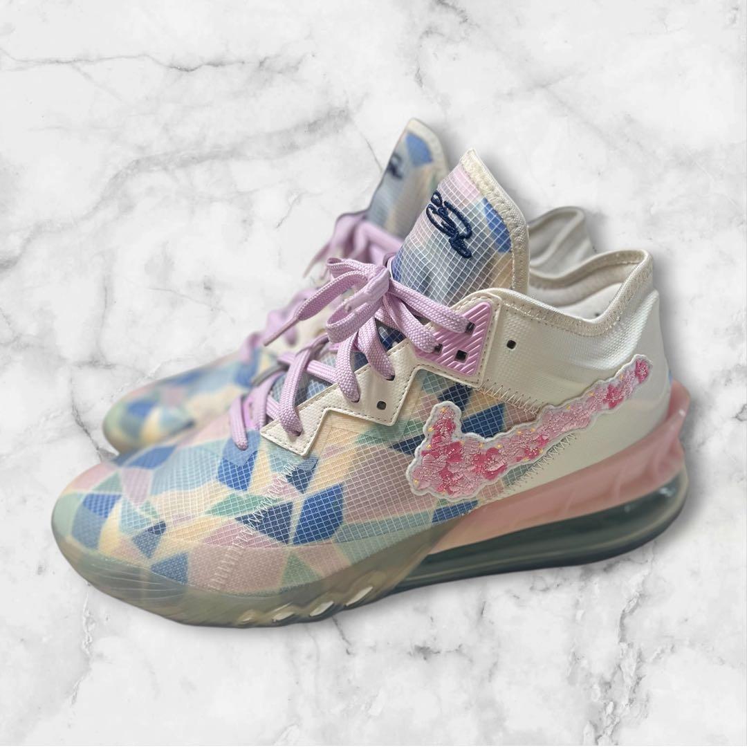 アトモス × ナイキ レブロン18 ロー チェリーブロッサム 28.5cm 桜