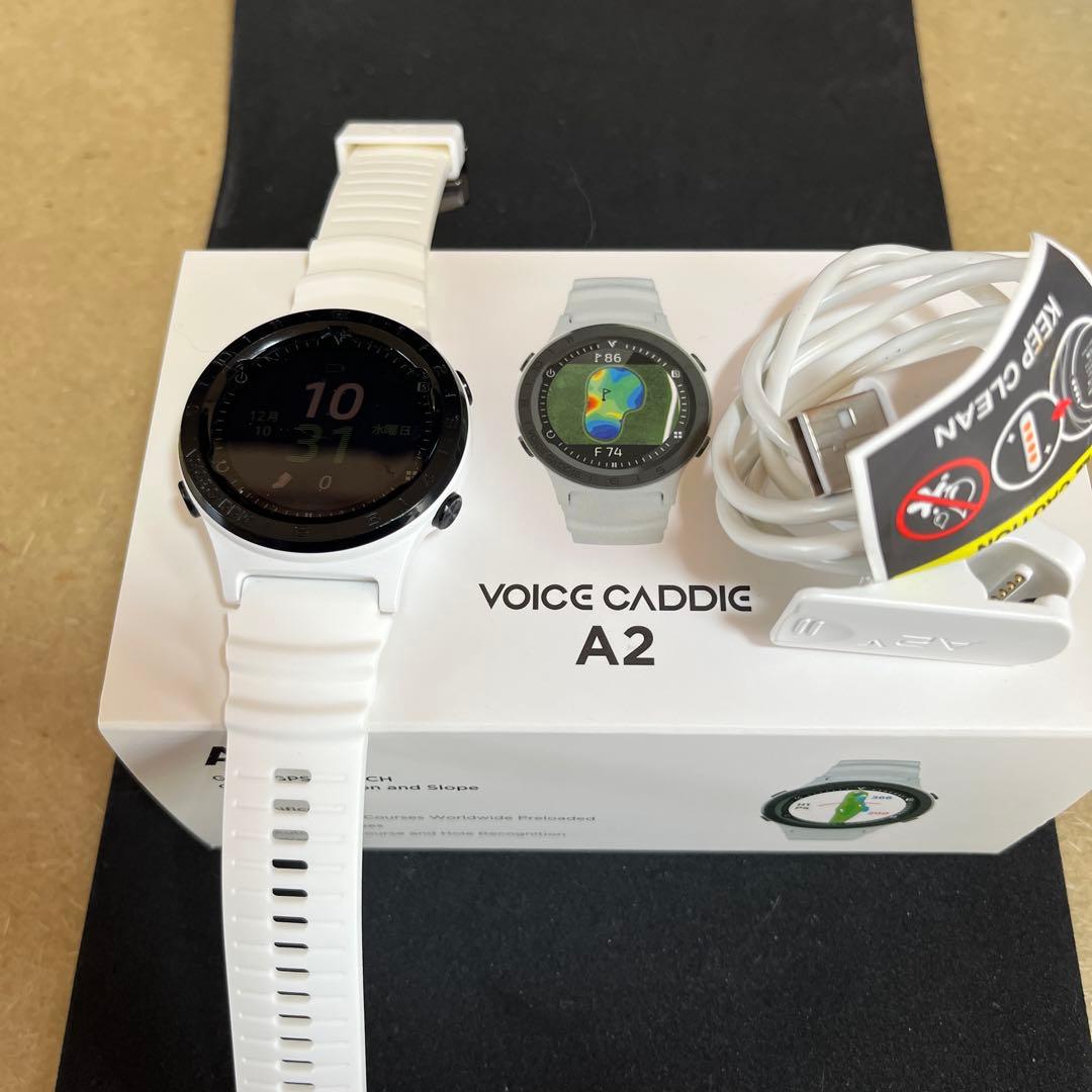 VOICE CADDIE A2 ホワイト GPSゴルフウォッチ