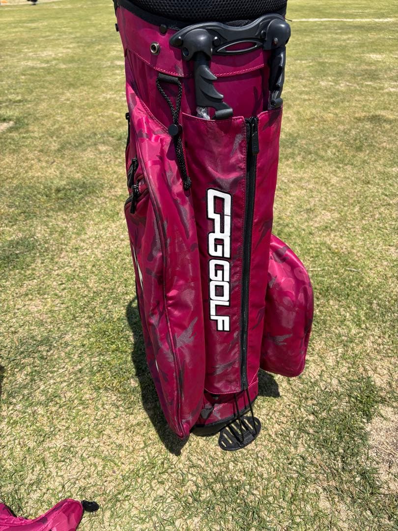 【美品】CPG GOLF キャディバッグ新品フードカバー・FW/UTカバー付き