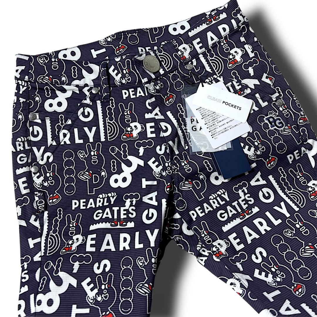 00 31,900円 パーリーゲイツ どうしちゃったPGプリントストレッチパンツ