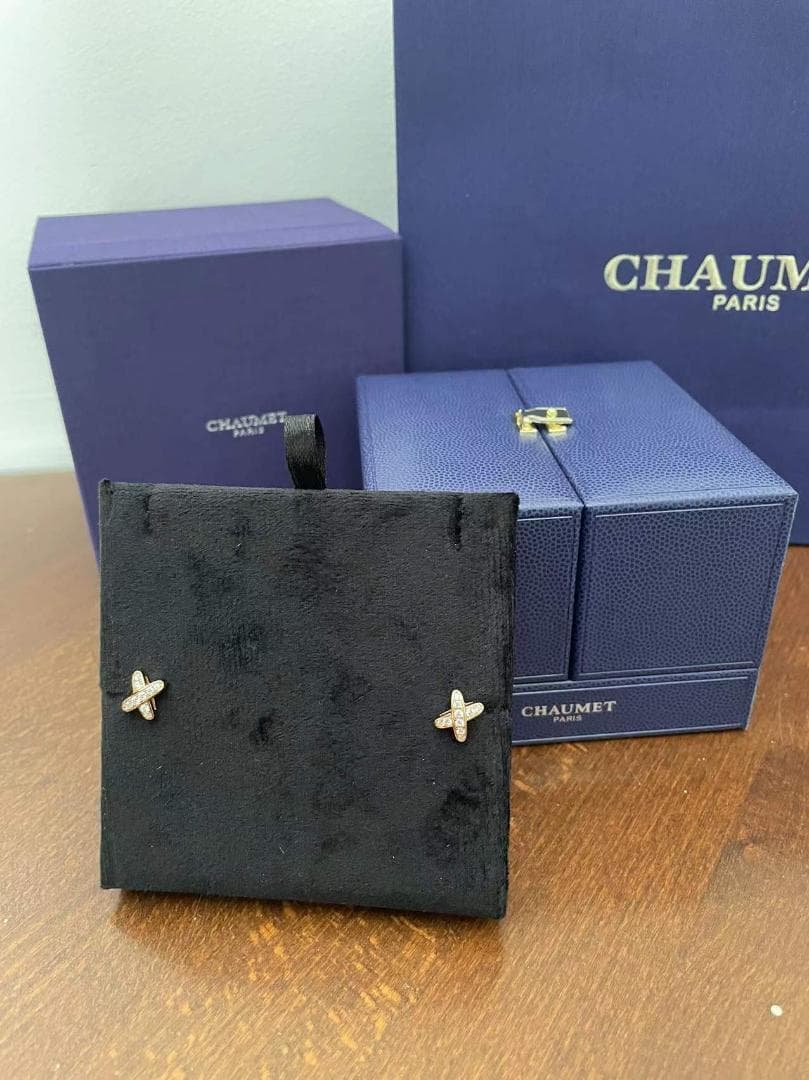 ピアス リアン ゴールド ダイヤ フルセット 新品