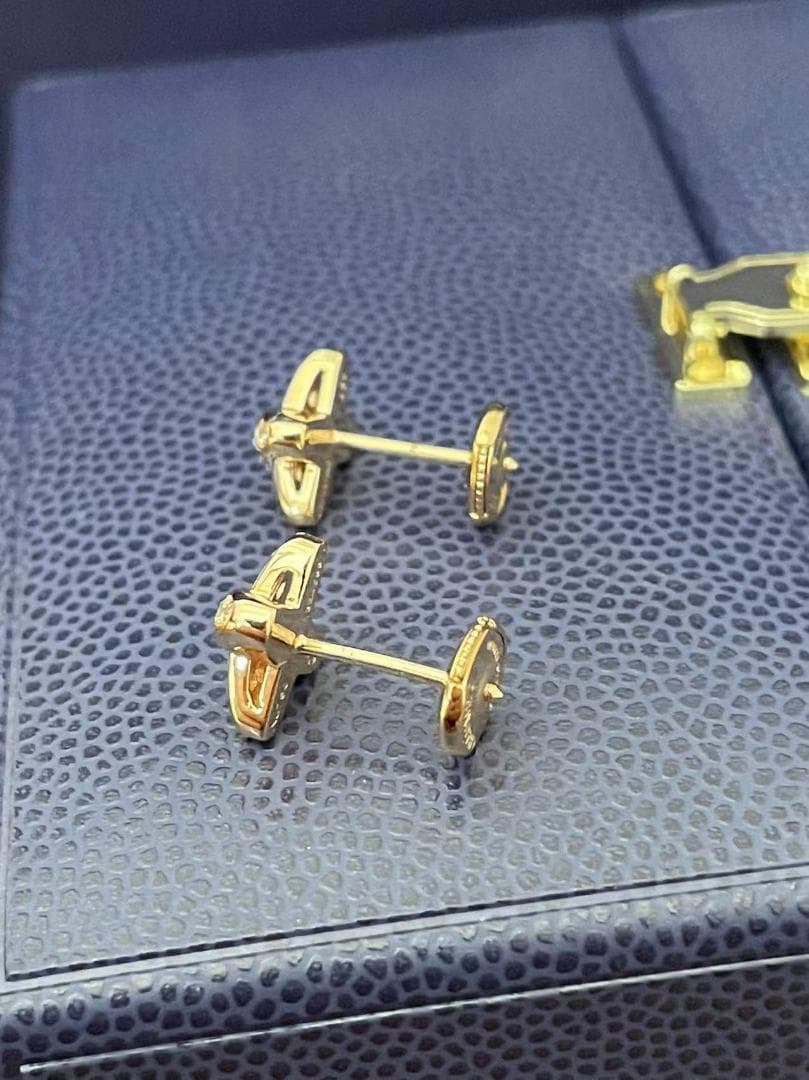 ピアス リアン ゴールド ダイヤ フルセット 新品