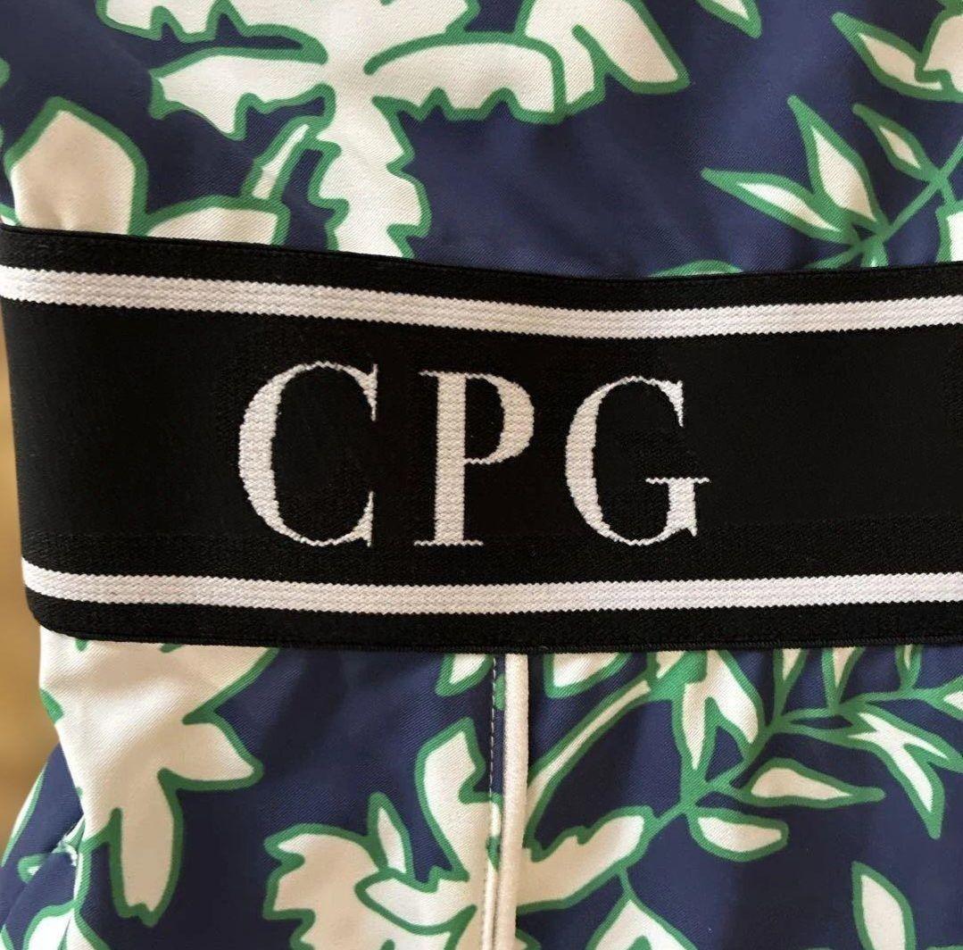 CPG GOLF ネイビー フラワープリント ワンピース サイズ3