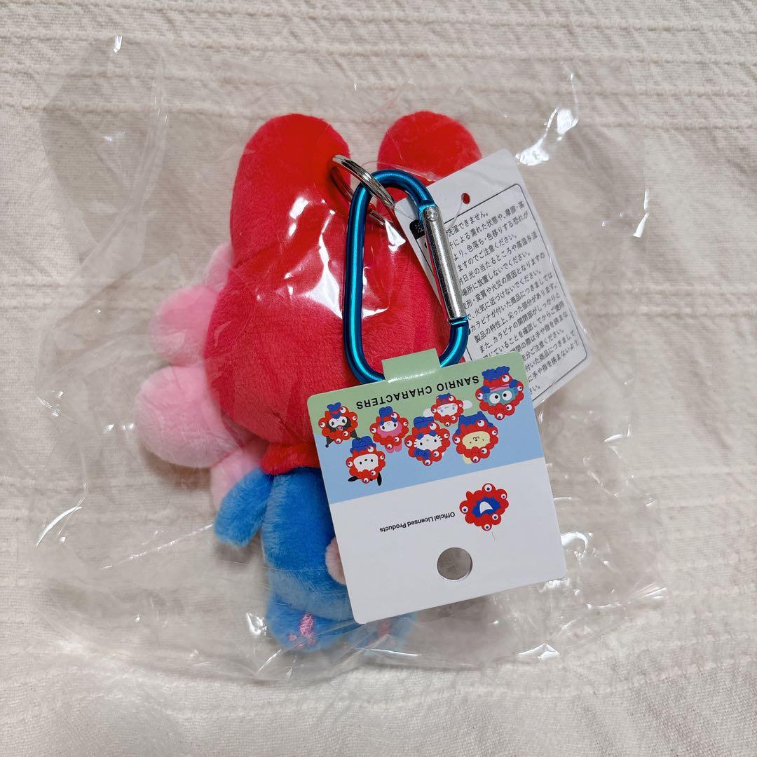 大阪万博 マイメロミャクミャク カラビナ付きキーホルダー