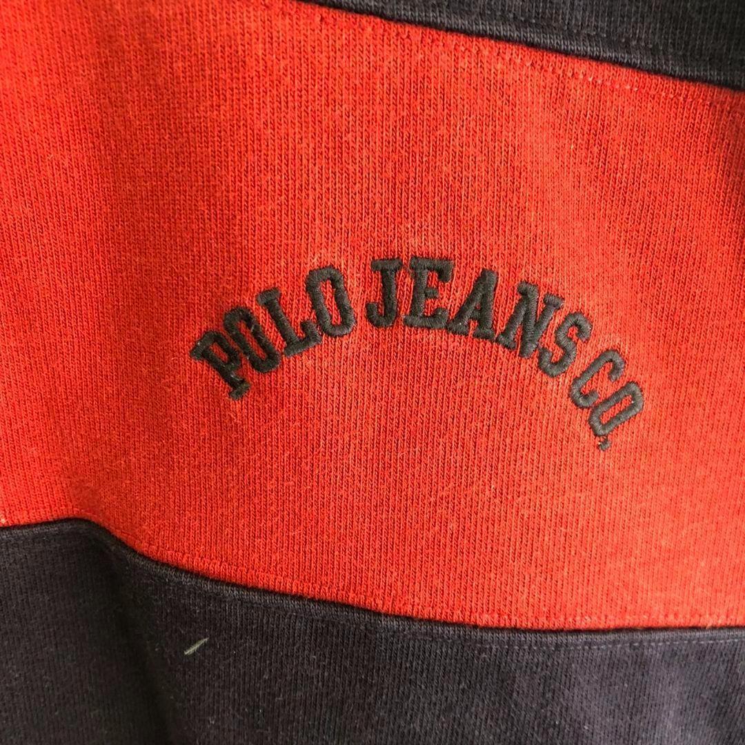 POLO ポロ ラルフローレン ポロジーンズ　ボーダー　ラガーシャツ　古着
