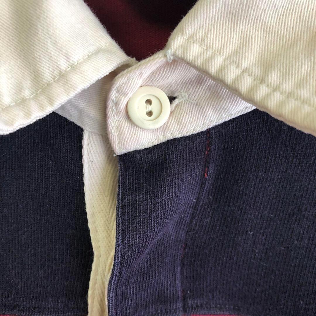 POLO ポロ ラルフローレン ポロジーンズ　ボーダー　ラガーシャツ　古着