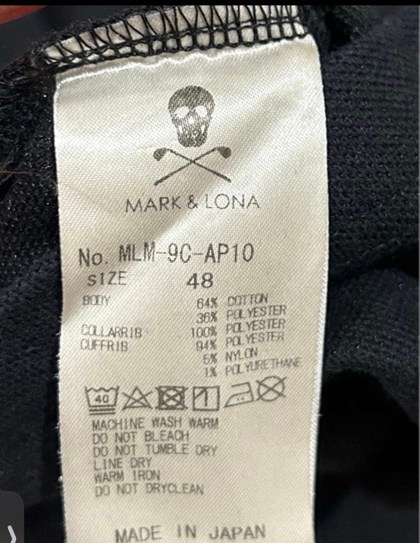 MARK & LONA ゴルフポロシャツ　48