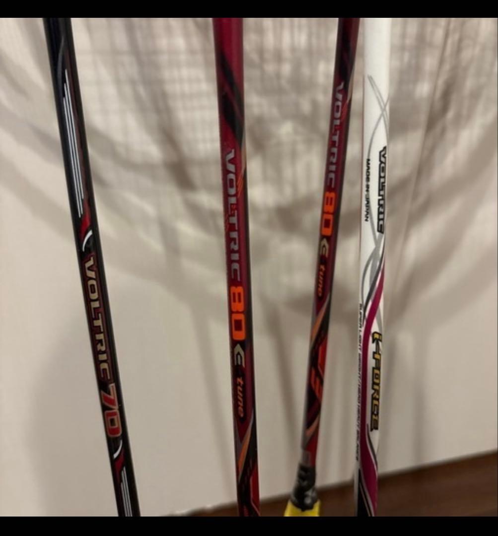 YONEX VOLTRIC ラケット4本セット