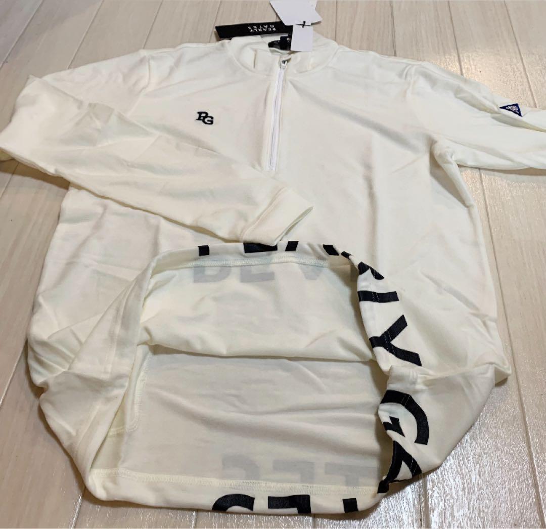 新品■19,800円【パーリーゲイツ】メンズ　長袖　ハーフジップ ウェア 4/M