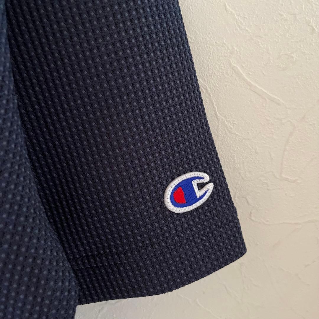 新品　Champion チャンピオン　ゴルフ　ウエア　ポロシャツ　ネイビー　M