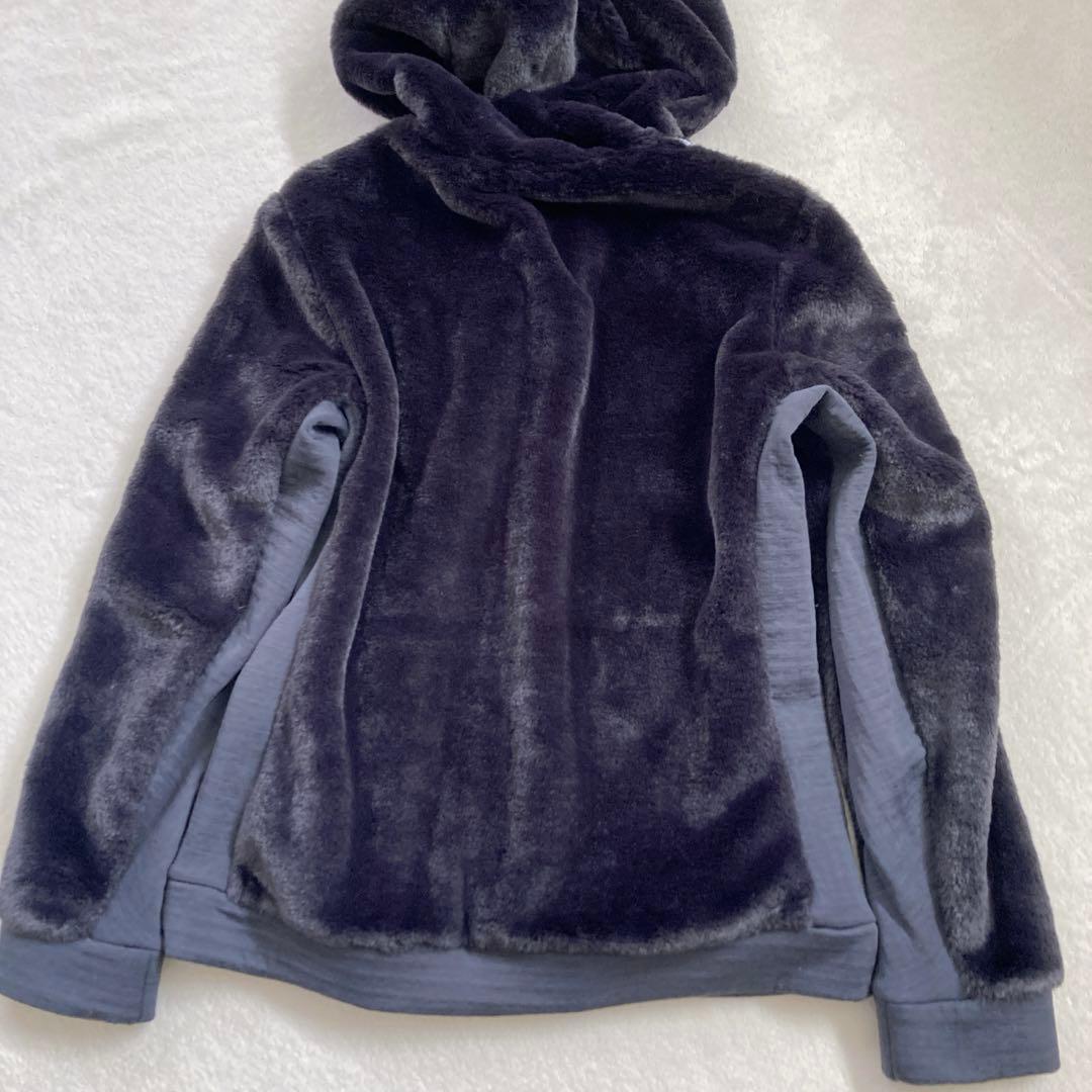 【美品】adidas ゴルフウエアセットアップ　ベロア素材 黒 ブラック M