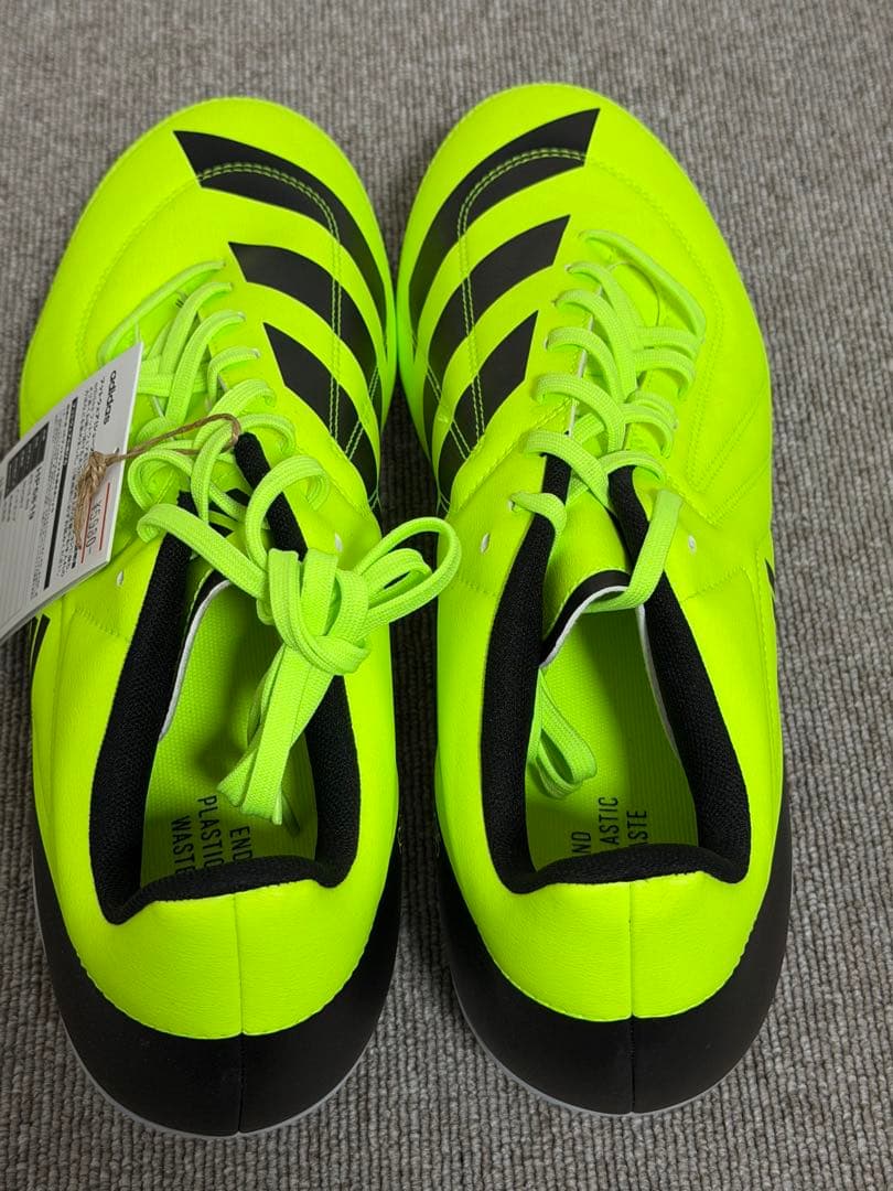 adidas ラグビースパイクシューズ 蛍光イエロー　31.5