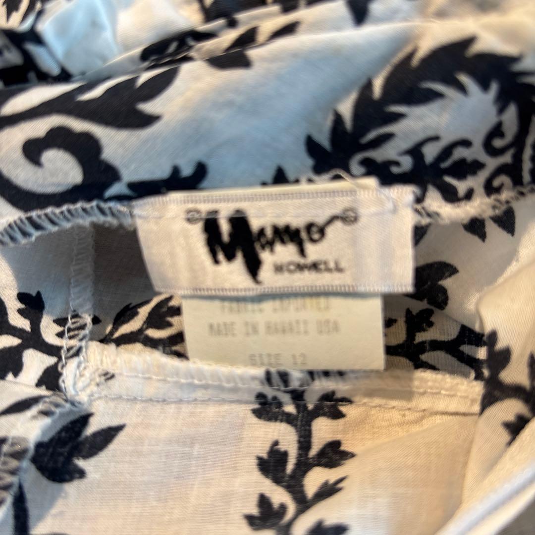ハワイアンドレス　MAMOハウエル　ヴィンテージ　size12
