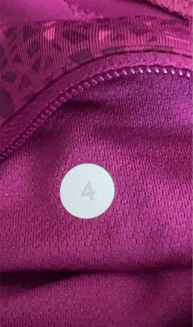 lululemon ルルレモン クロップド レギンス サイズ4 パープル系