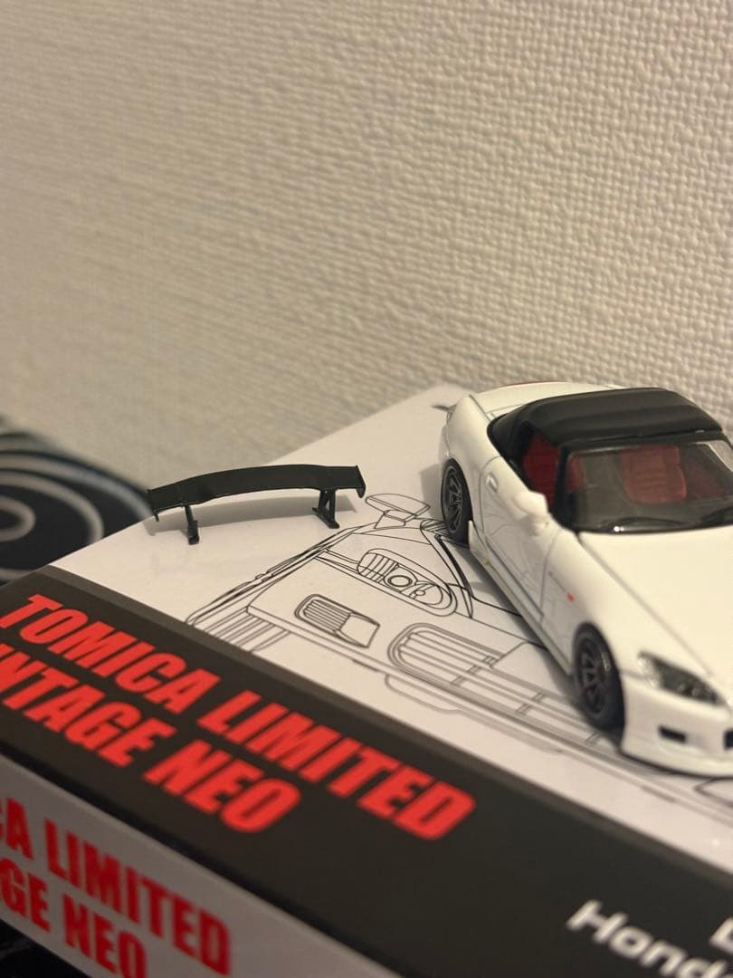 1/64 Tomytec Honda S2000 白　カスタマイズ
