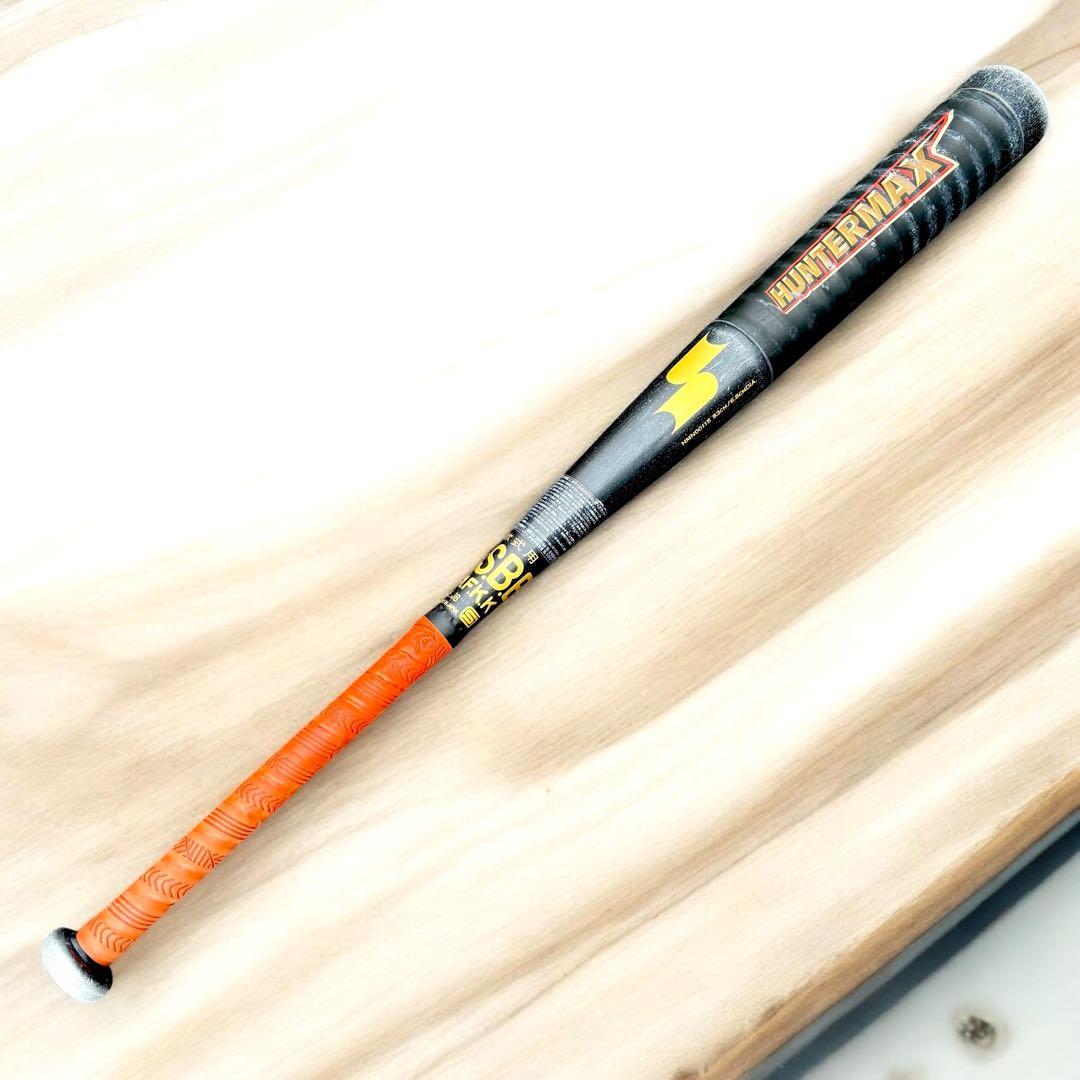 【人気SSK】HUNTERMAX軟式バット83cm良品グリップ良好 野球