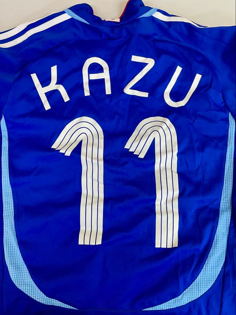 三浦知良　日本代表ユニフォーム　2006