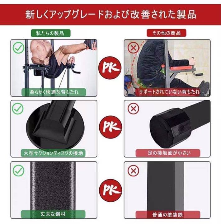 懸垂マシン ぶら下がり健康器 懸垂バー 筋トレ ダイエット