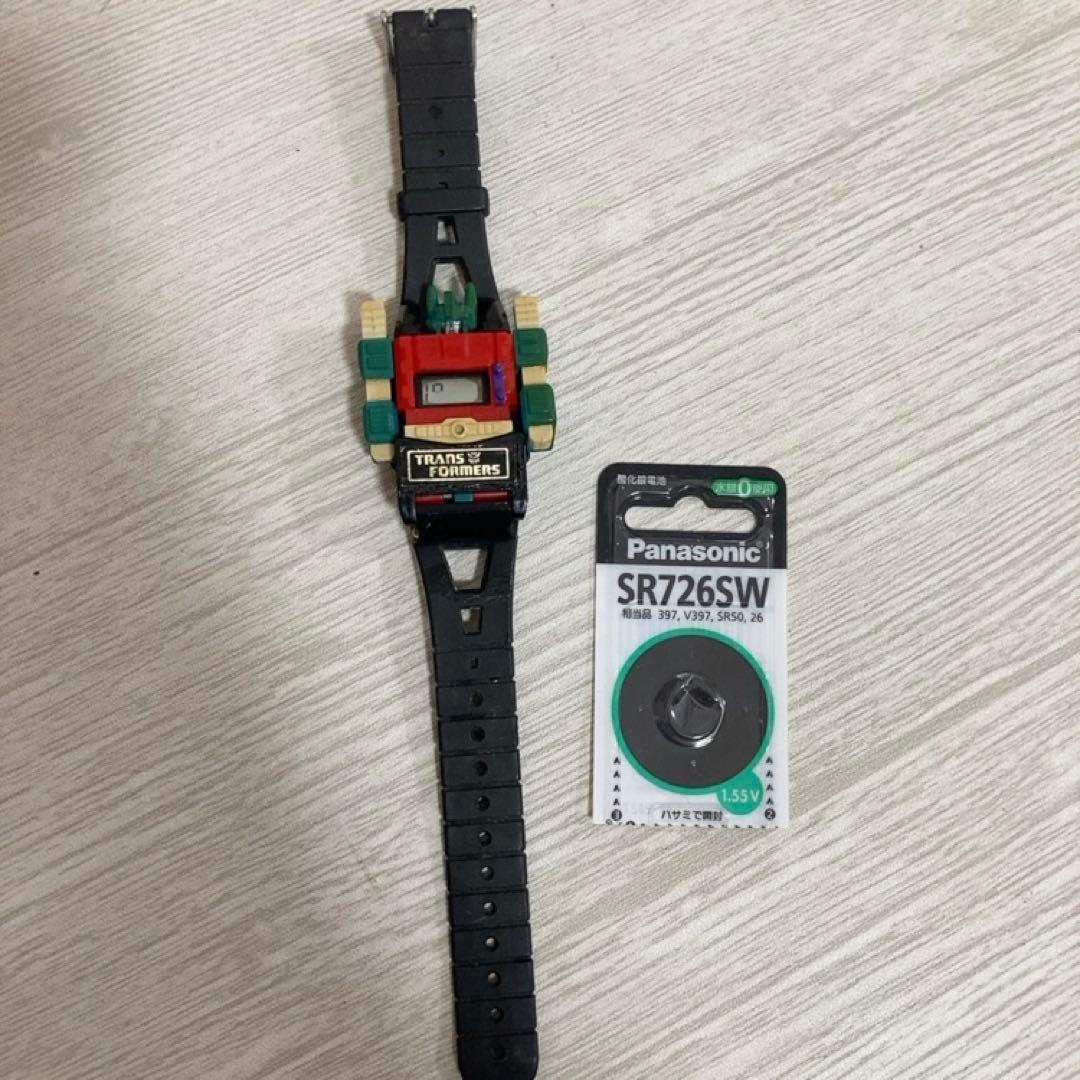 【希少・当時物】タカラ ウォッチロボ トランスフォーマー 液晶一部表示あり