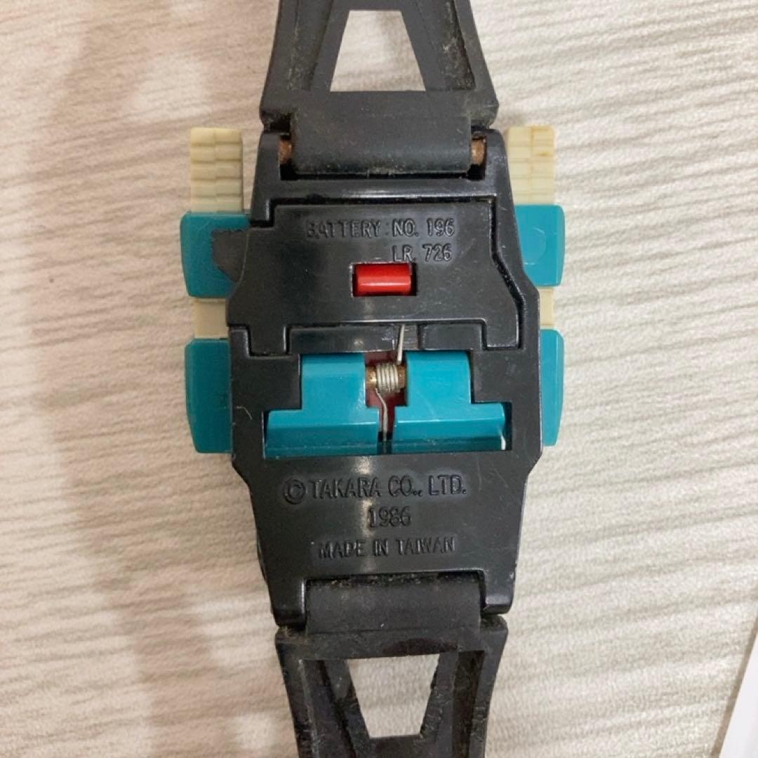 【希少・当時物】タカラ ウォッチロボ トランスフォーマー 液晶一部表示あり