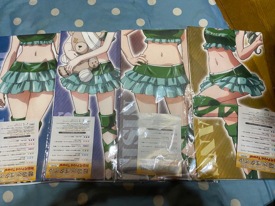 ガールズ＆パンツァー　PACIFIC RACING マフラータオル4枚セット