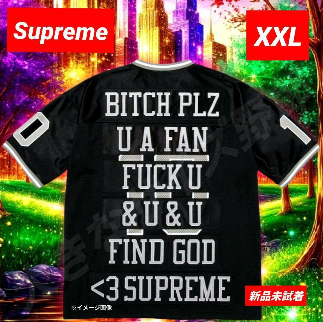 ⭕シュプリーム ファインドゴッド フットボールジャージ ブラック XXL