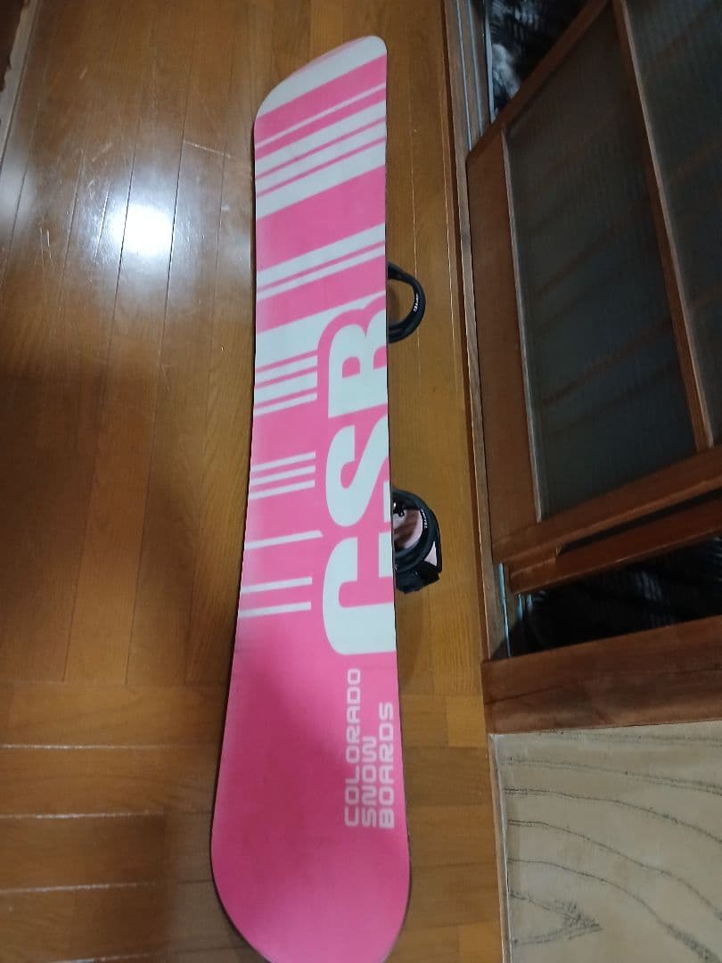 CSR スノーボード ホワイト・ピンク