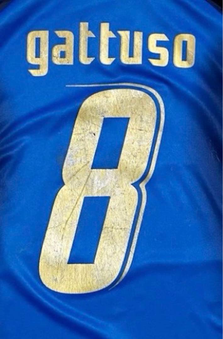 イタリア代表監督就任　背番号の形違い　L football 2006年W杯