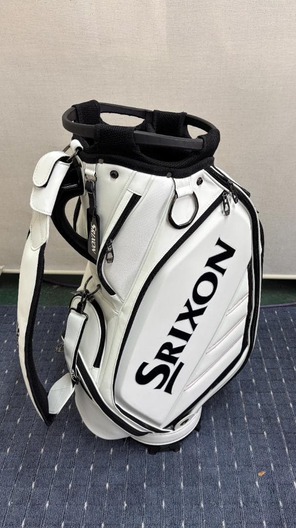 Srixon ホワイト キャディバッグ