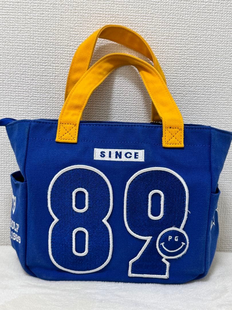 【希少】パーリーゲイツ カートバッグ 30周年記念 青×黄
