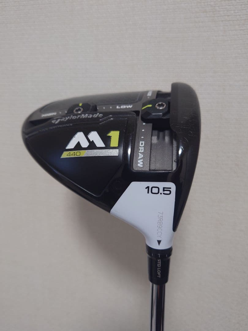 TaylorMade M1 440 10.5度 短尺スチールシャフト　マーク金井