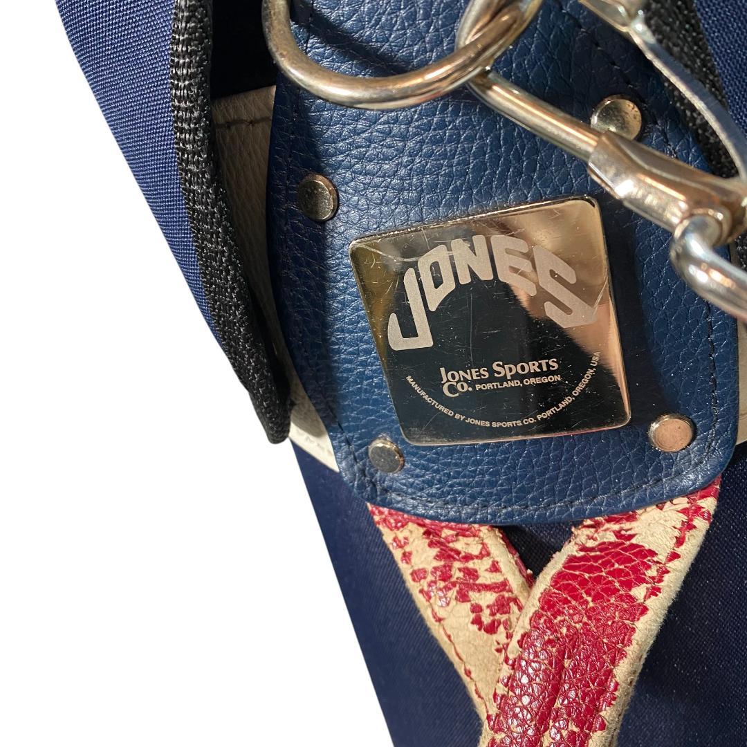 JONES Sports ジョーンズ キャディバッグ ネイビー ホワイト ゴルフ