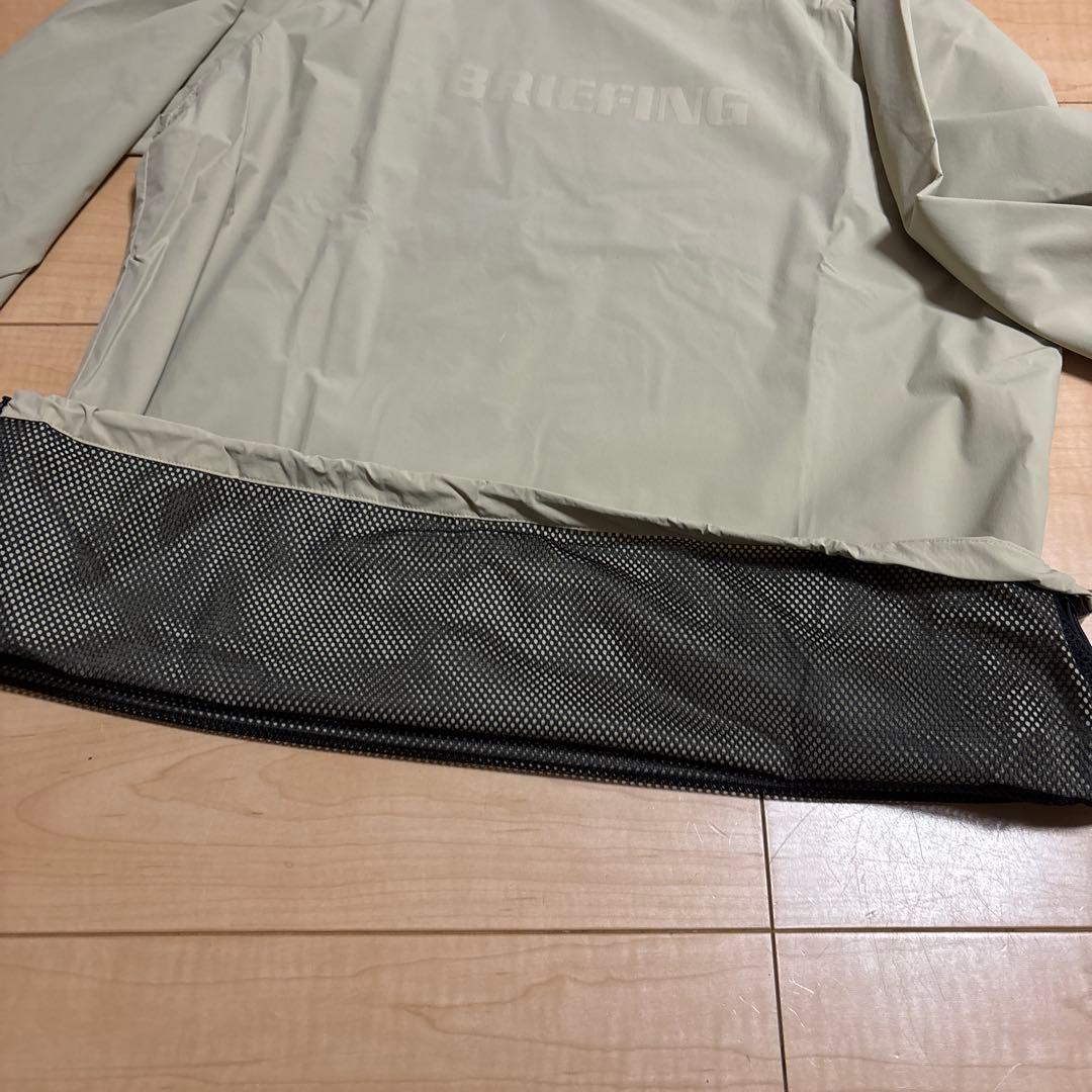 【美品】BRIEFING GOLF WIND PULLOVER L ベージュ