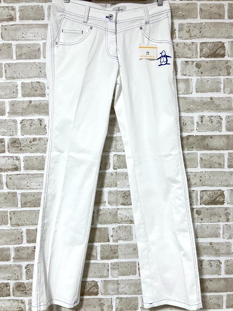 【早い者勝ち】新品 マンシングウェア レディース ゴルフパンツ 11 ホワイト
