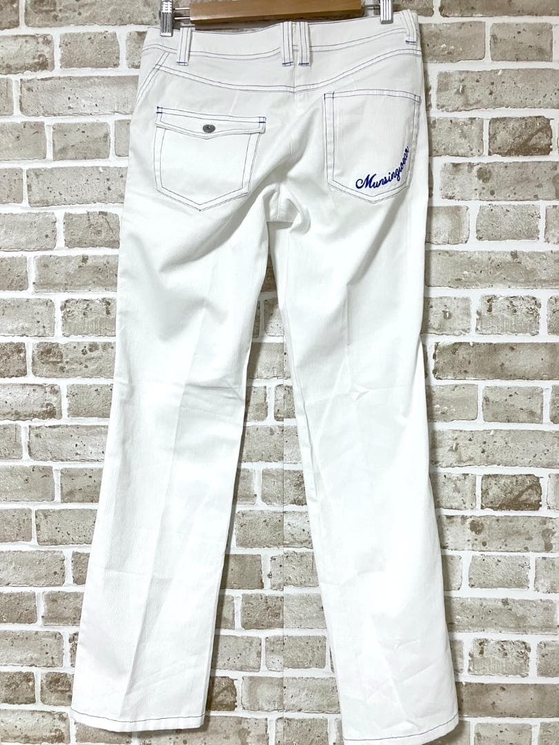 【早い者勝ち】新品 マンシングウェア レディース ゴルフパンツ 11 ホワイト