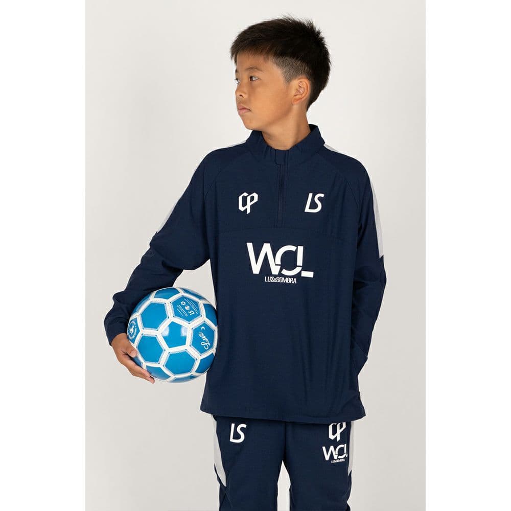 新品LUZe　ルースイソンブラ　WOL　ハーフジップ トレーニングトップス