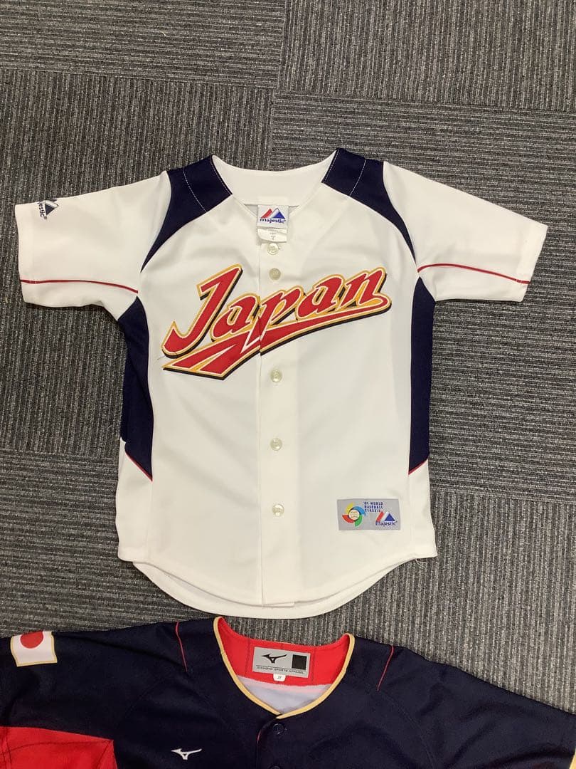 2009 WBC 侍ジャパン 子供用ユニフォーム 大谷翔平 2枚セット Sサイズ