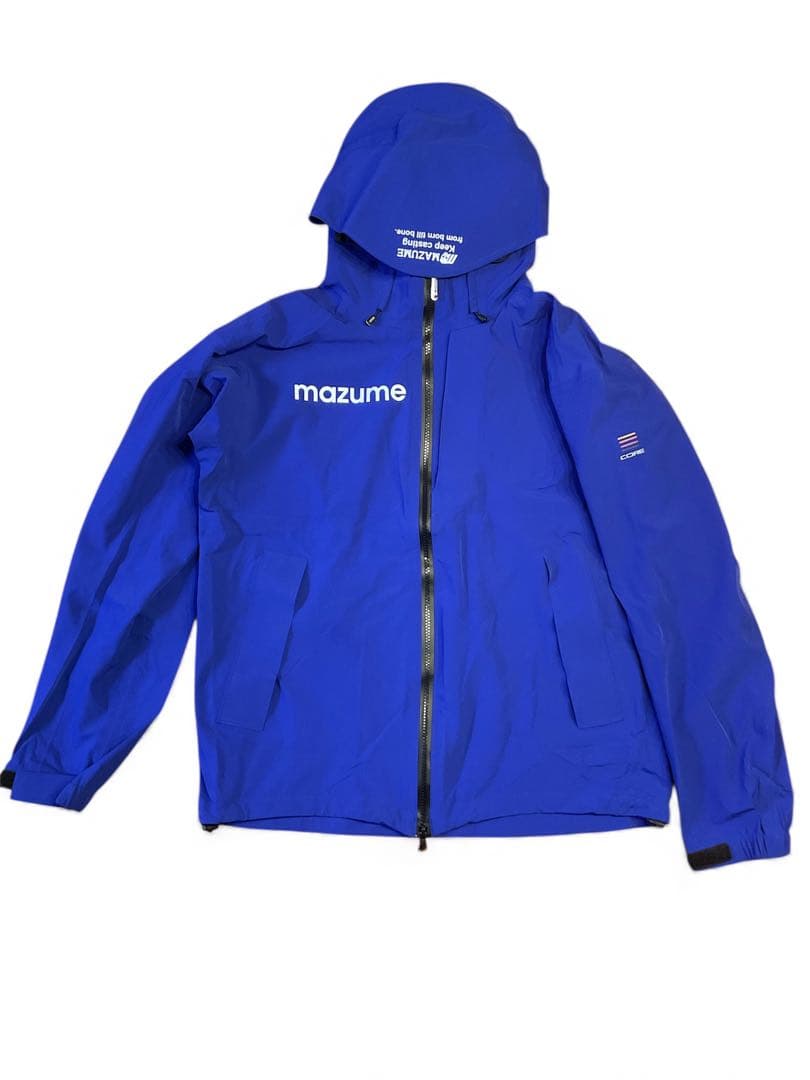 MAZUME(マズメ) コアレインスーツ ジャケット　ブルー