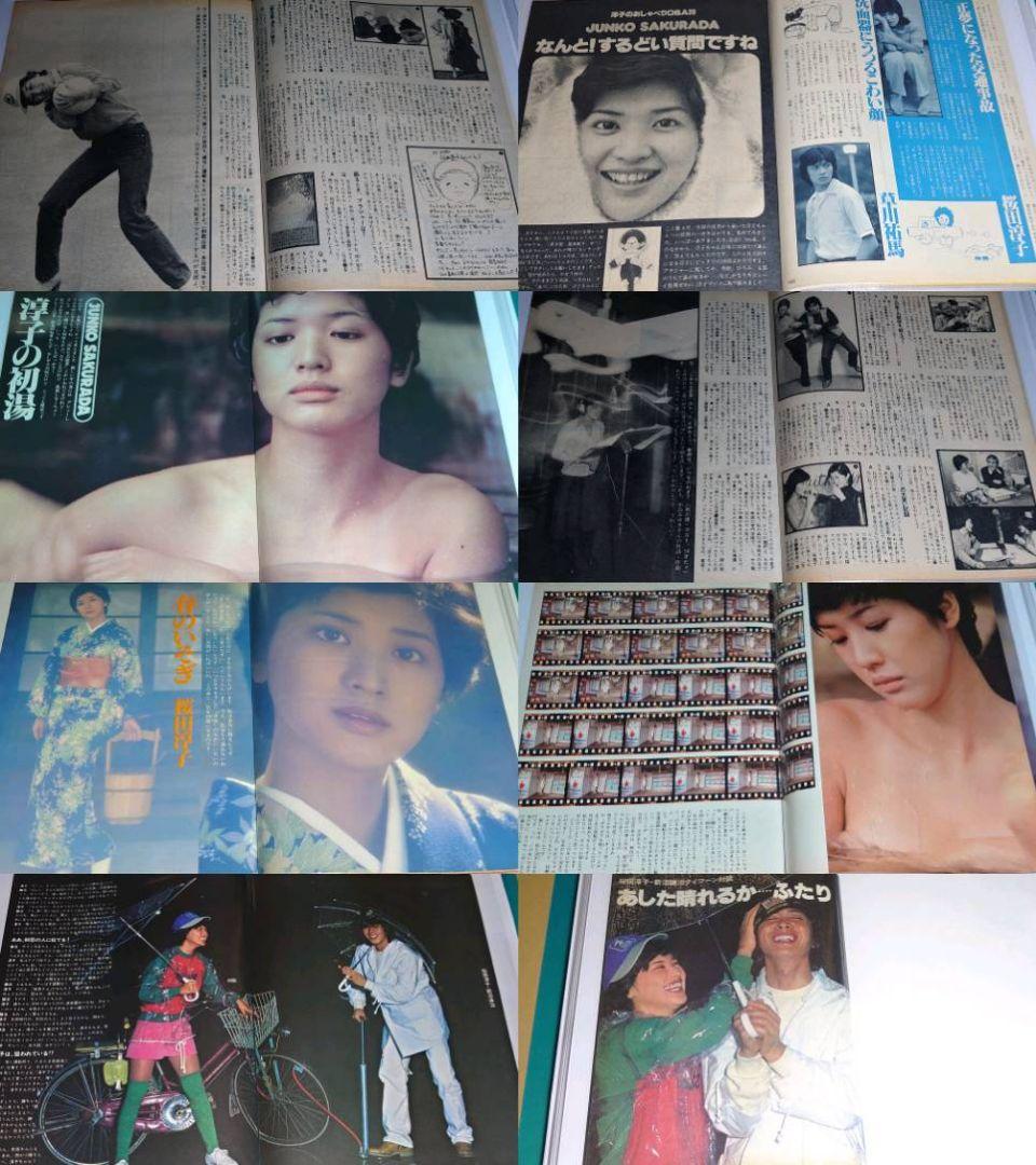 桜田淳子　1974年〜1981年 大量　切り抜き　ファイル　2冊　120P