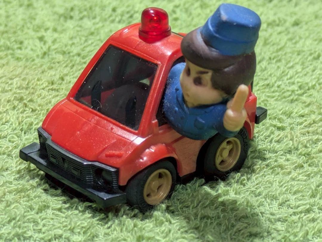 タカラ　はこのりチョロQ　NoB-1　セルボ CXG 赤　箱乗り　パトカー