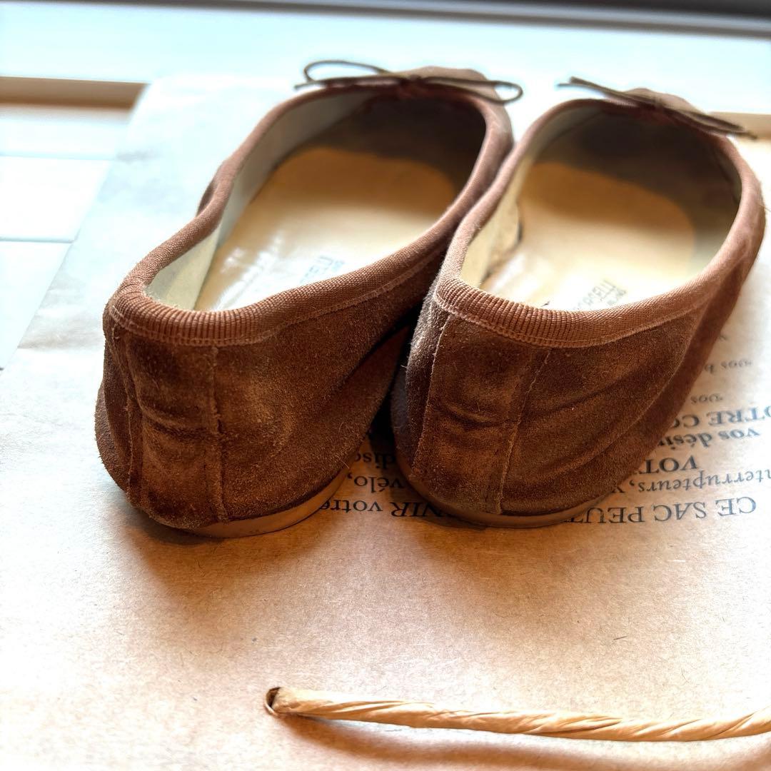 ポルセリ E.PORSELLI A.P.C コラボ 39 バレエシューズ