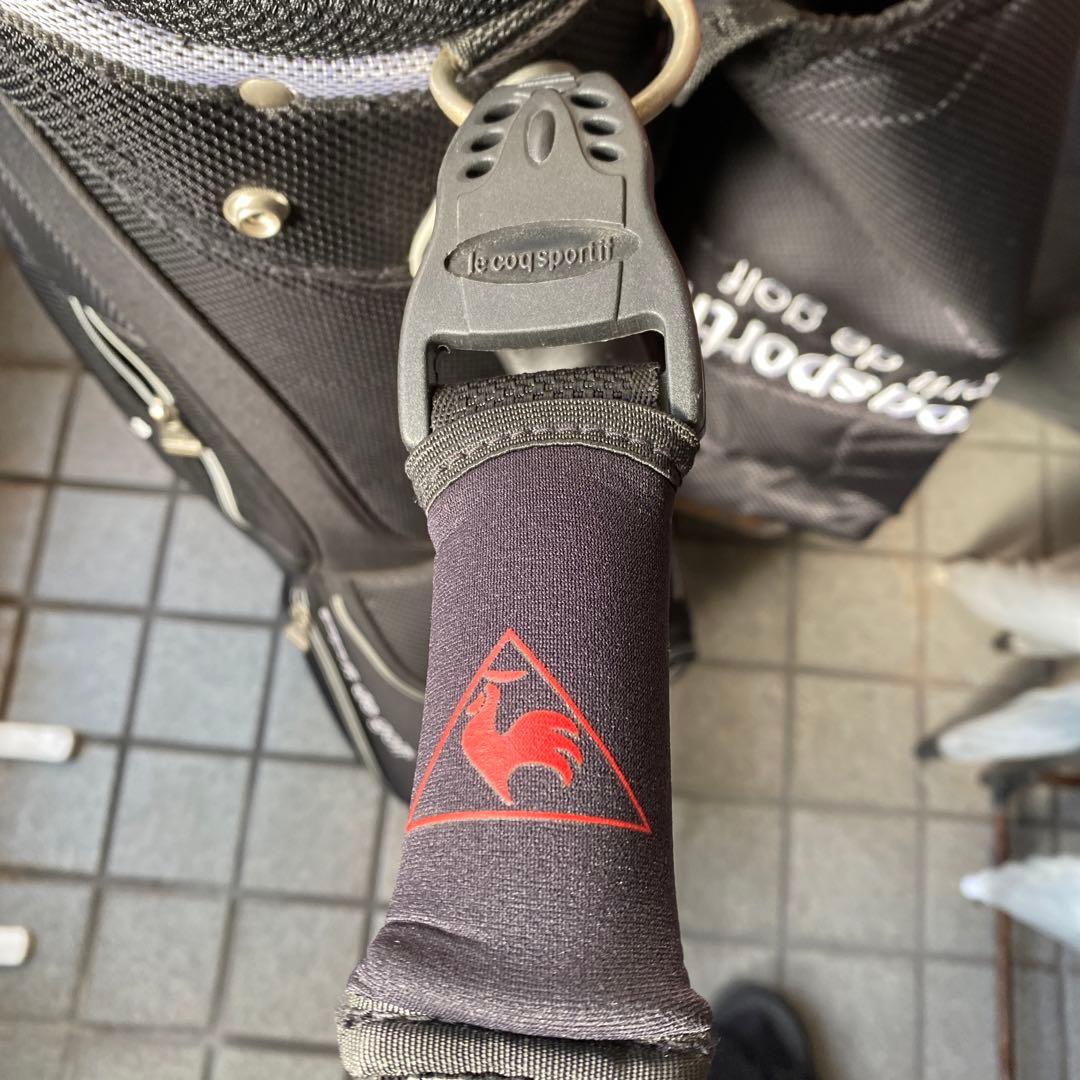 美品★le coq sportif キャディバッグ ブラック