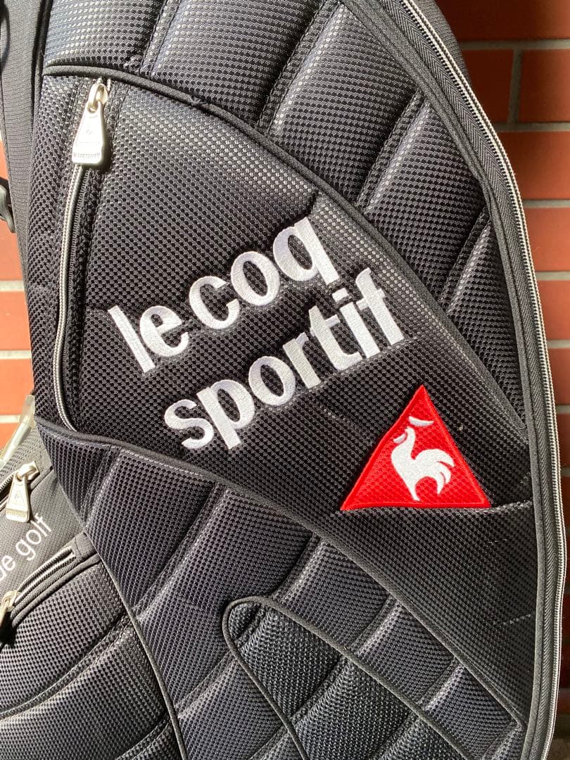 美品★le coq sportif キャディバッグ ブラック