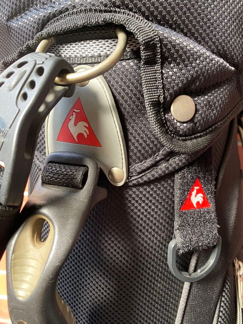 美品★le coq sportif キャディバッグ ブラック