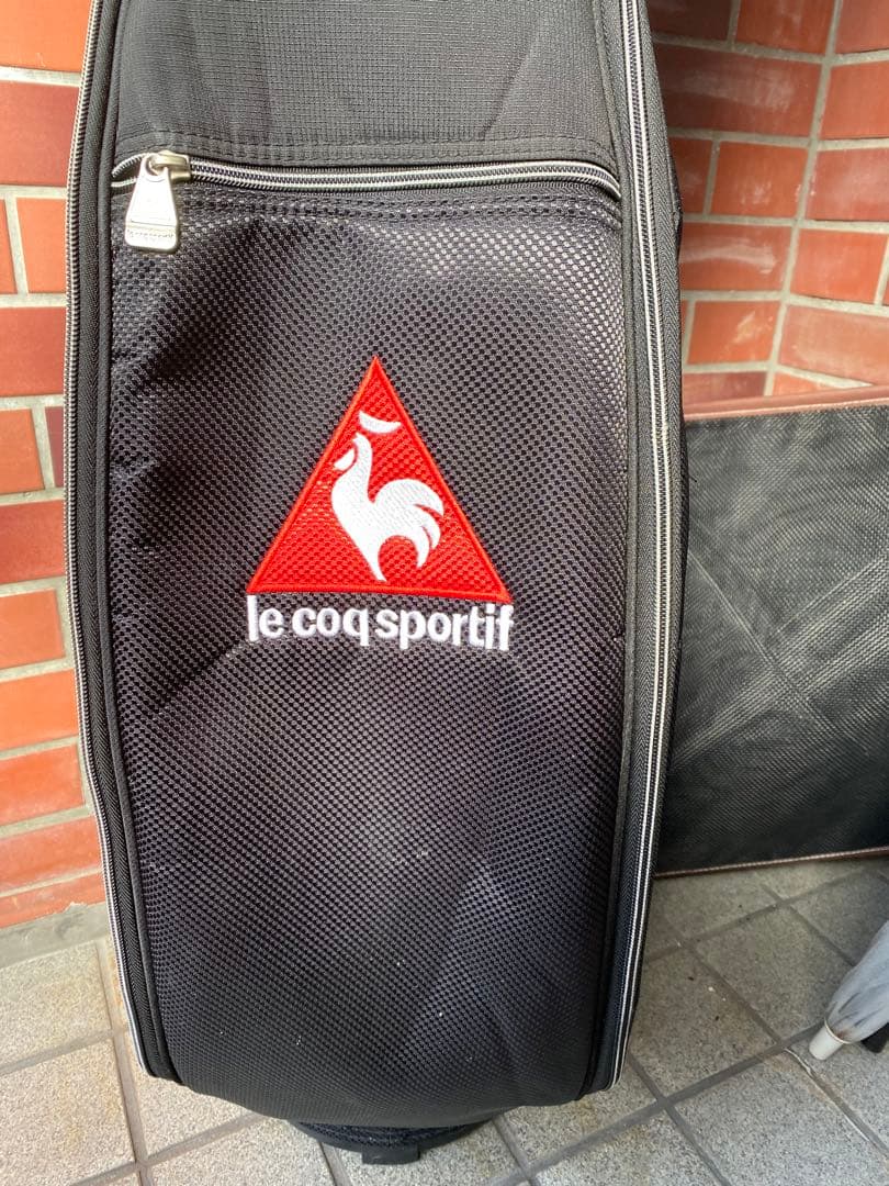 美品★le coq sportif キャディバッグ ブラック