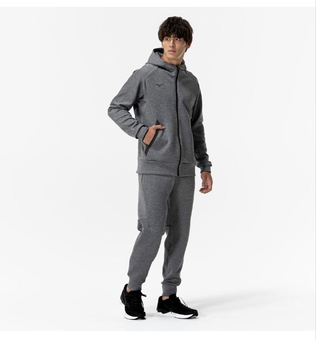 Mizuno XL グレー スウェット　セットアップ