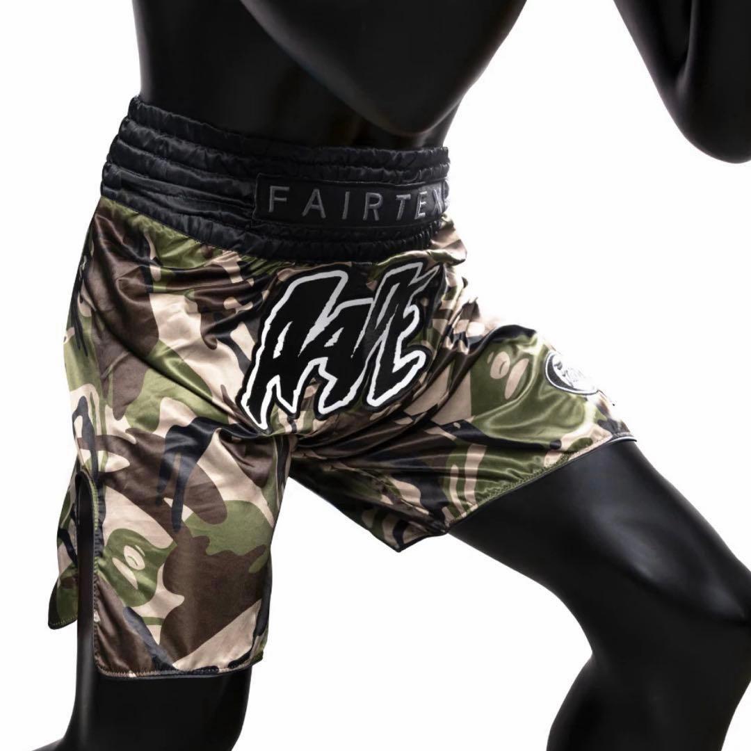 激レア【タイ限定・正規品】Fairtex × AAPE コラボ ムエタイパンツL