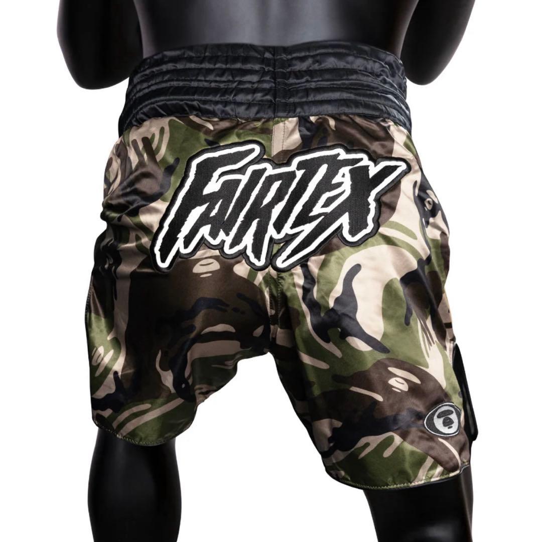 激レア【タイ限定・正規品】Fairtex × AAPE コラボ ムエタイパンツL